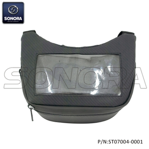 Handlebar Bag for Vespa,Lambretta,Scooter,Maxiscooter black (P/N:ST07004-0001) Top Quality