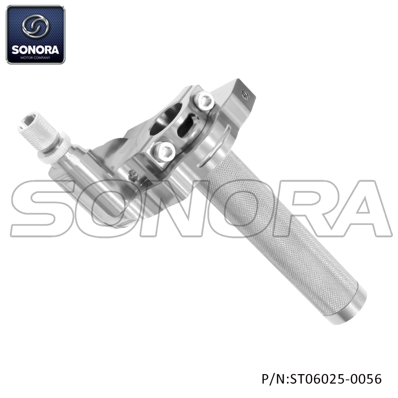 Universal throttle handle CNC Silver (P/N:ST06025-0056) High Quality