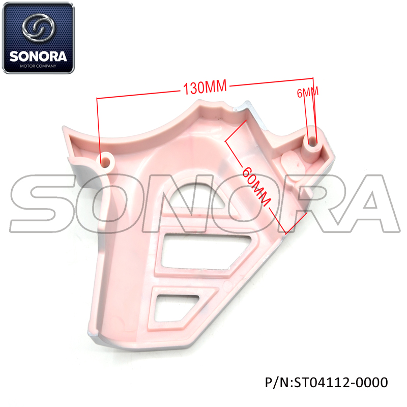 Minarelli AM6 Sproket Cover-Silver(P/N:ST04112-0000) Top Quality