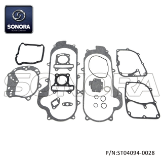 GY6-50 139QMA GASKET KIT with rubber gasket for 39MM Engine Case (P/N:ST04094-0028) Top Quality
