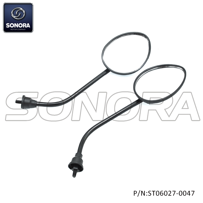 Mirror set Piaggio Zip left & right (long model)（P/N:ST06027-0047 ) Top Quality
