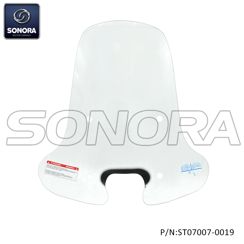 Windshield high ZIP Transparent (P/N:ST07007-0019 ） Top Quality 