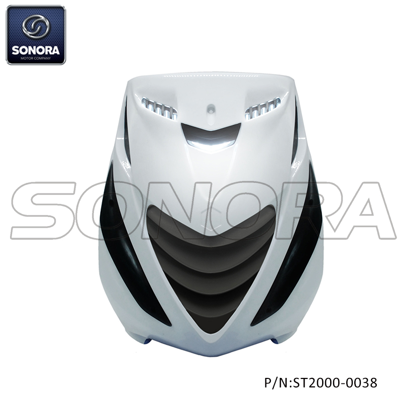 Zip front decaration light-White (P/N:ST02000-0038) Top Quality