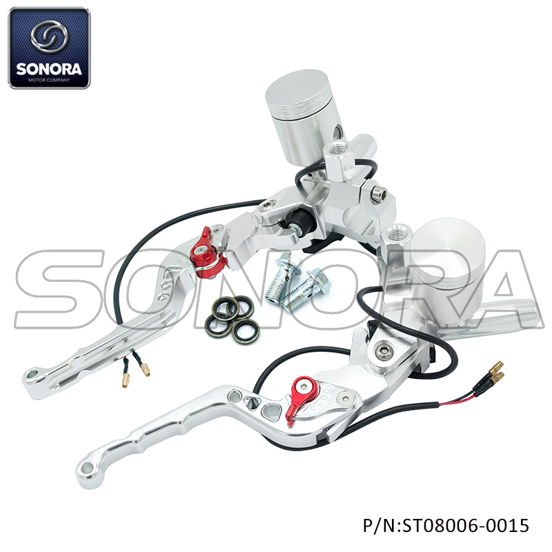 CNC lever set silver(P/N:ST06036-0015) Top Quality
