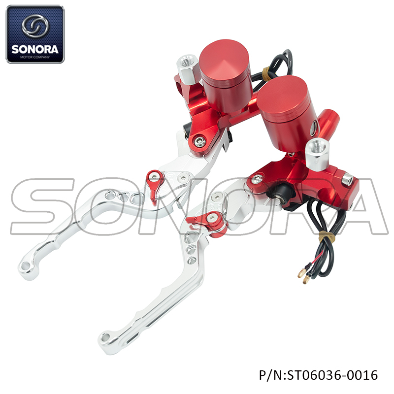 CNC lever set red(P/N:ST06036-0016) Top Quality