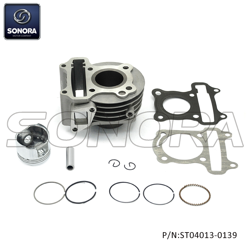 39MM Cylinder kit for GY6 Kymco, Peugeot, Rieju with 10MM pin（P/N:ST04013-0139） Top Quality