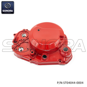 Minarelli AM6 Right Crankcase Cover Red (P/N: ST04044-0004 ） Top Quality 