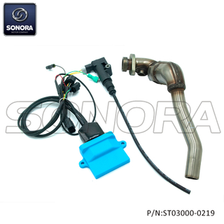  Tuning ECU for Vespa GTS125E 5 with exhaust(P/N:ST03000-0219) Top Quality