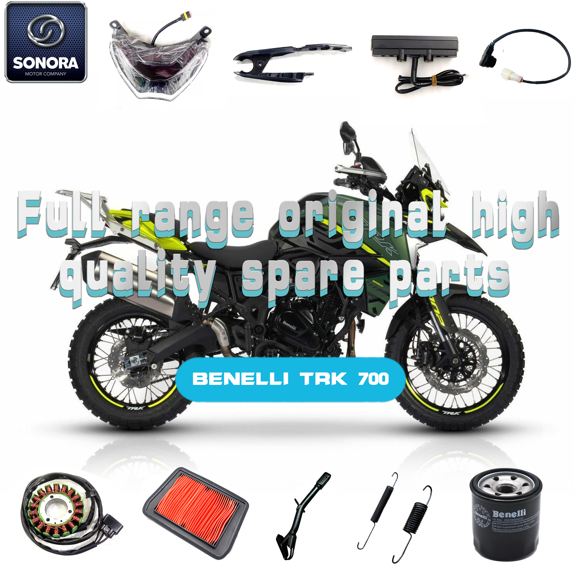 BENELLI TRK 700 Complete Spare Parts Original Quality