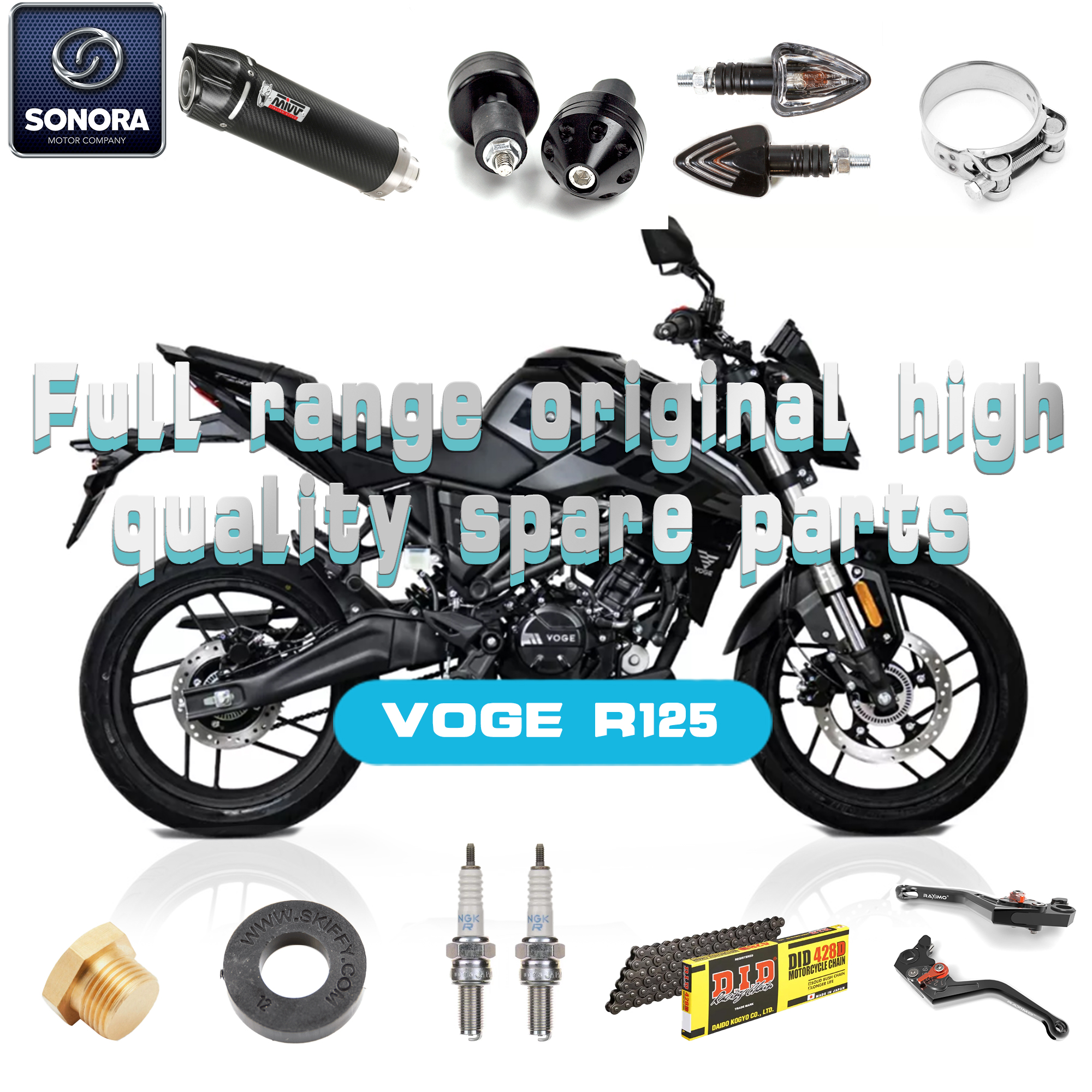 VOGE R125 Complete Spare Parts Original Quality