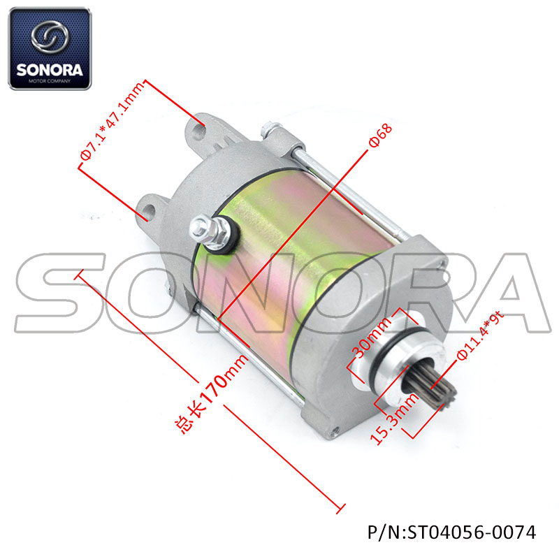 STARTING MOTOR for SYM CITYCOM/GTS 300 JOYMAX 31200-HMA-000 31210-KHE7-9000-M1 31210-KHE7-90A 128750 (P/N:ST04056-0074） Top Quality