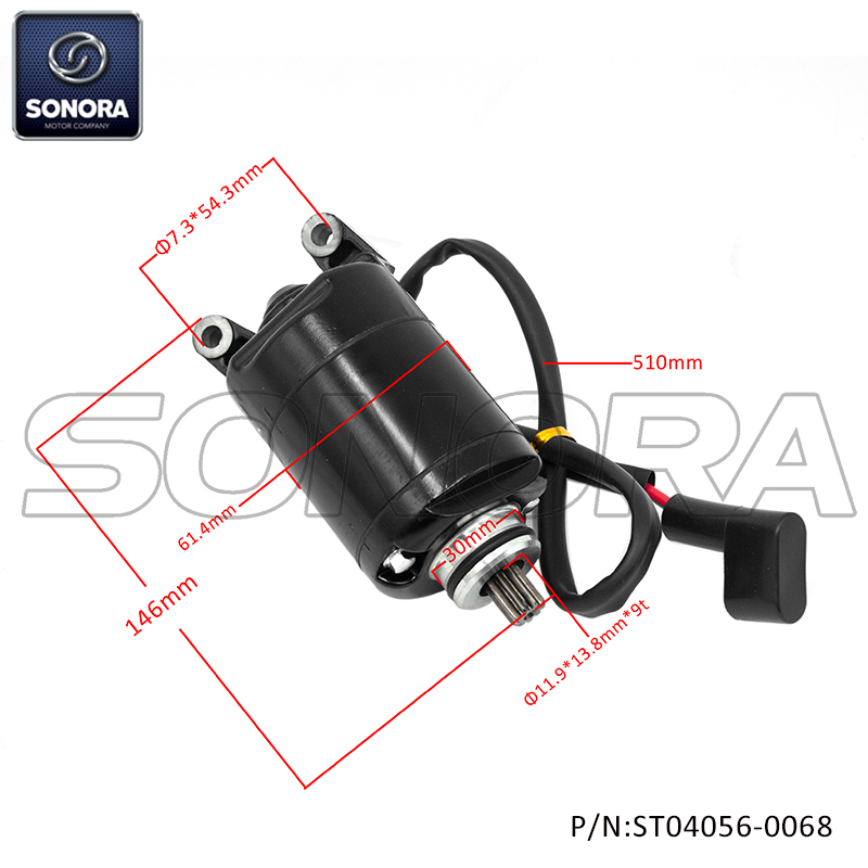 START MOTOR ASSY FOR SYM VF 185 (P/N:ST04056-0068) Top Quality