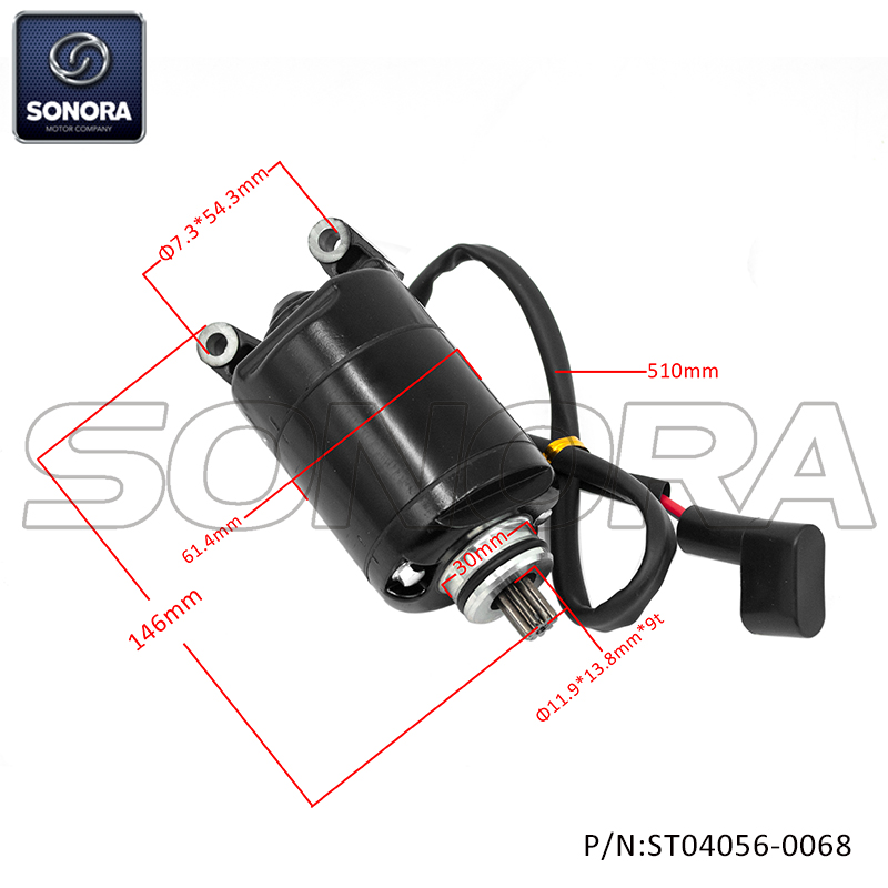 START MOTOR ASSY FOR SYM VF 185 (P/N:ST04056-0068) Top Quality