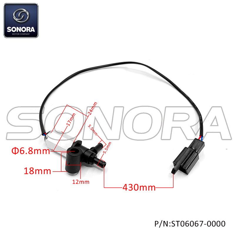 Dellorto E-Carburetor System Solenoid Valve (P/N:ST06067-0000) Top Quality