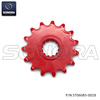 Minarelli AM6 Front Sproket 15 Teeth RED (P/N:ST06085-0028) Top Quality