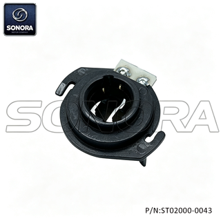 SOCKET FOR HEADLIGHT BULB YAMAHA, YAMAHA AEROX, MBK NITRO (P/N:ST02000-0043） Top Quality 