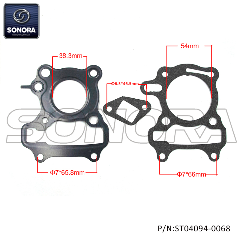 SYM orbit,fiddle cylinder Gasket set (P/N:ST04094-0068) Top Quality