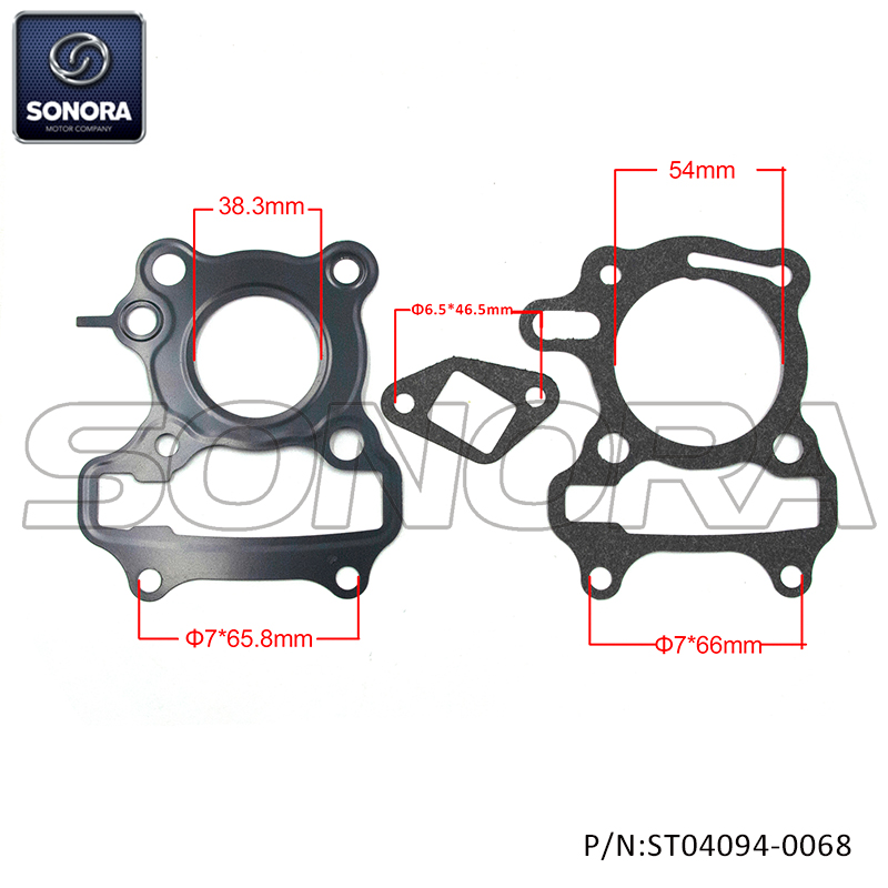 SYM orbit,fiddle cylinder Gasket set (P/N:ST04094-0068) Top Quality