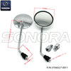 Mirror Chrome M8 with M10 adaptor for Vespa (P/N:ST06027-0011) Top Quality