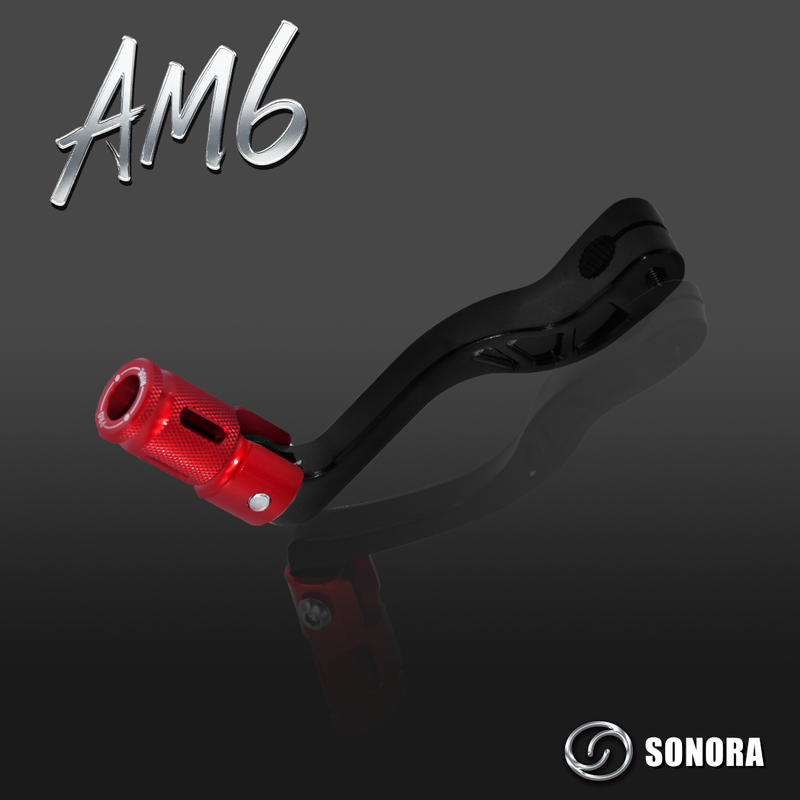 AM6 SHIFTER PEDAL ASSY RED/BLACK (P/N:ST04098-0050) Top Quality