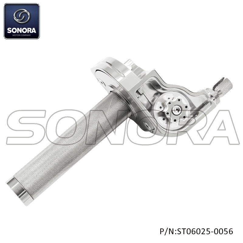 Universal throttle handle CNC Silver (P/N:ST06025-0056) High Quality