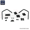 PIAGGIO Vespa Sprint Windshield Low Gloss Black with Mounting Set(P/N:ST07007-0035) Original Quality