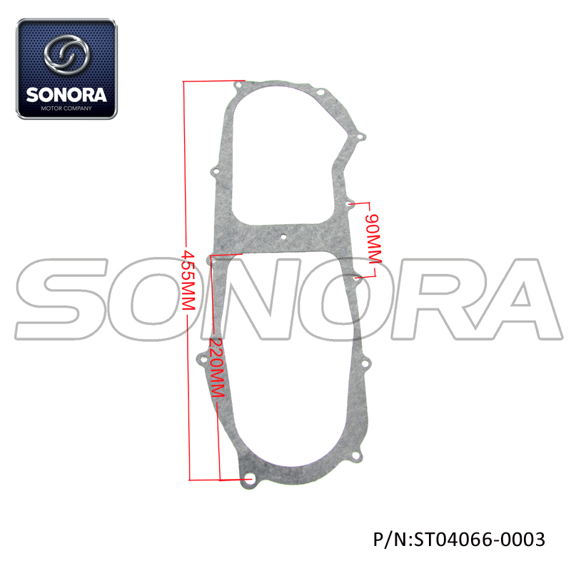 Transmission cover gasket Aerox 50 2T (P/N: ST04066-0003) Top Quality