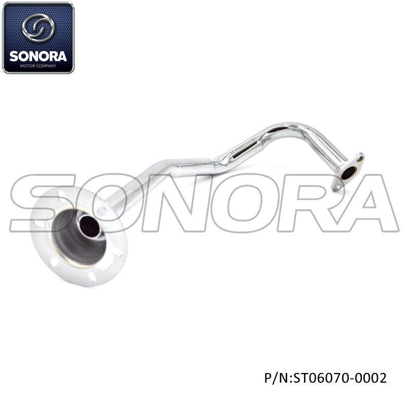 139QMA GY6-50 Exhaust front pipe model-0002 (P/N:ST06070-0002)Top Quality