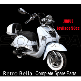 JIAJUE Retro Bella 50cc 125cc 150cc Complete Motorcycle Spare Parts