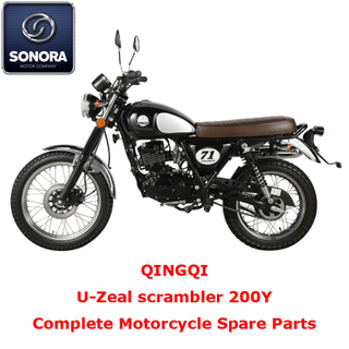 Qingqi U-Zeal Scrambler 200Y Complete Motorcycle Spare Part