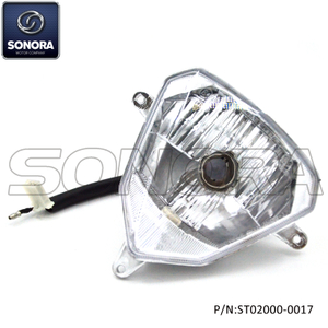 QINGQI QM125GY-2B Head Light Assy (P/N: ST02000-0017) Top Quality