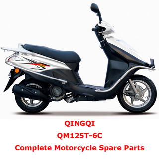 QINGQI QM125T-6C Complete Motorcycle Spare Parts