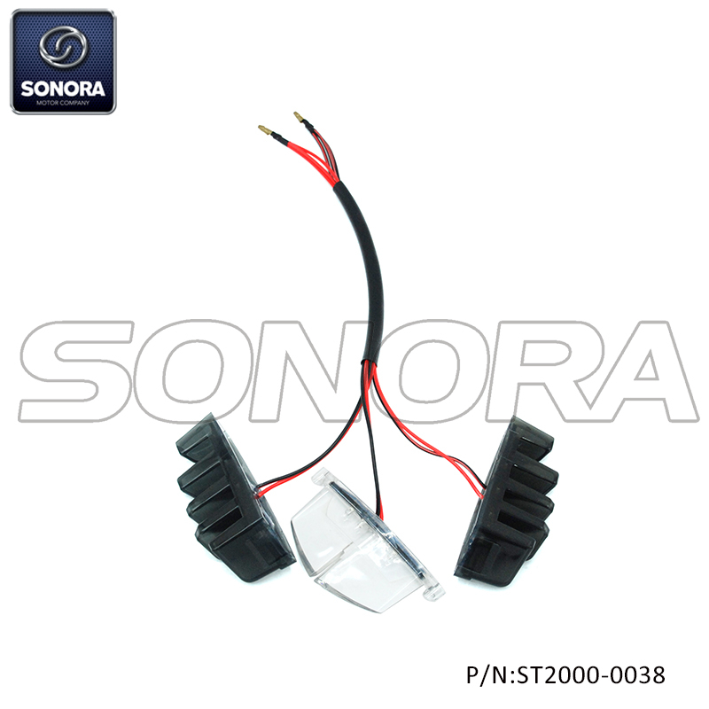 Zip front decaration light-White (P/N:ST02000-0038) Top Quality