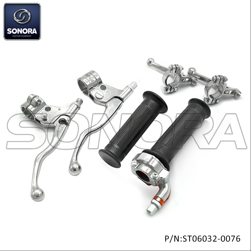 LEVER，HANDLE for MINI TARGA DELUXE -METAL- CHROMED (KIT) (P/N:ST06032-0076） Top Quality 