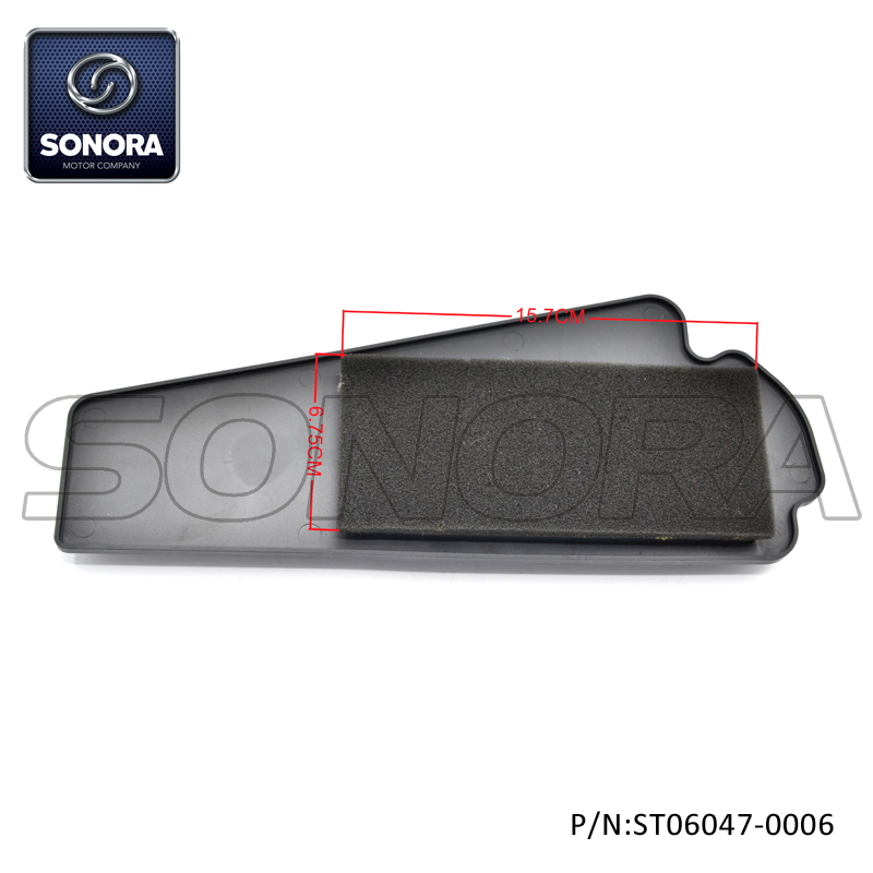 air filter for Peugeot Ludix Speedfight 3 New Vivacity 50 4T SYM Allo, Fiddle 2 Orbit 2 50 4T 2009- U17211-AWA-000 (P/N: ST06047-0006 ) High Quality