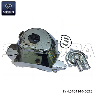 Water Pump Cover for Piaggio Beverly Gilera Runner 125/180/200cc 8403215 Chrome (P/N:ST04140-0052) Top Quality