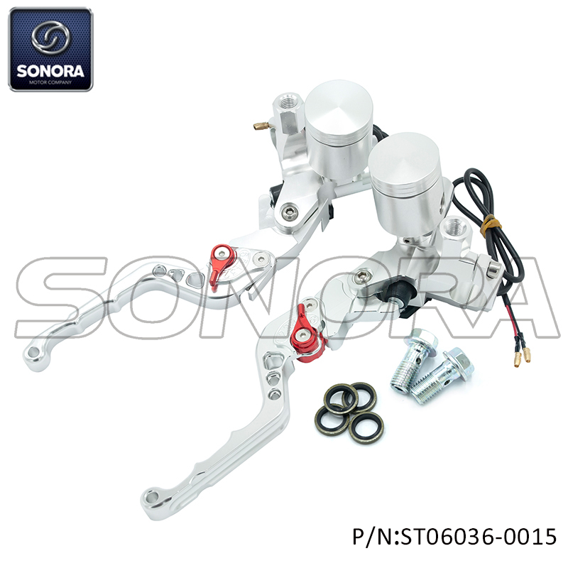 CNC lever set silver(P/N:ST06036-0015) Top Quality
