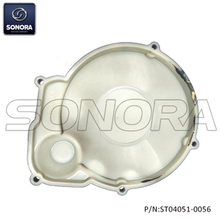 Minarelli AM6 Left Crankcase Cover matt black (P/N:ST04051-0056) Top Quality