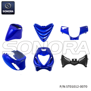 Body work set for Piaggio Zip 6 parts blue (P/N:ST01012-0070) top quality