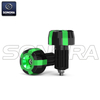 BAR END CAPS Green+Silve Top Quality