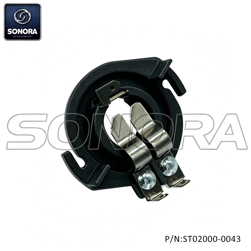 SOCKET FOR HEADLIGHT BULB YAMAHA, YAMAHA AEROX, MBK NITRO (P/N:ST02000-0043） Top Quality 