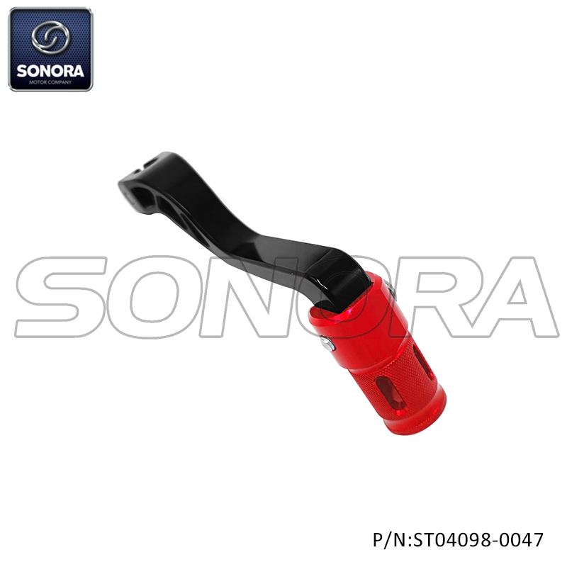 DERBI SHIFTER PEDAL ASSY RED/BLACK (P/N:ST04098-0047) Top Quality